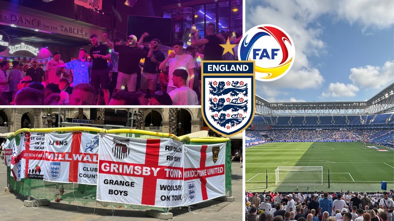 THERE'S SOMETHING ABOUT THE GERMAN'S YOU SHOULD KNOW.England fans having fun in  Barcelona. June '25