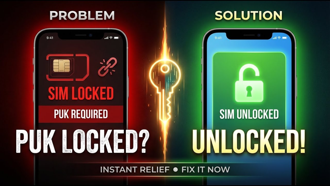 Lost Your PUK Unlock Code? Unlock Your SIM Card Instantly! - YouTube