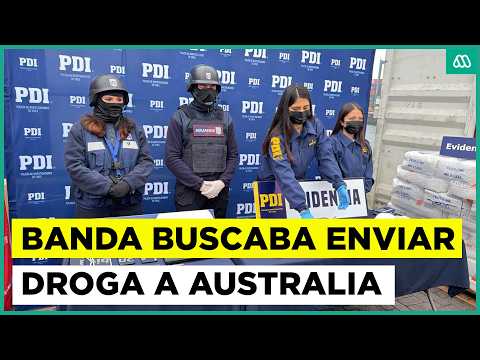 Seis detenidos por intento de tráfico de droga desde puerto de San Antonio a Australia
