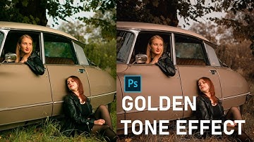 How to Golden Tone Color Grading Effect in Photoshop l Camera Raw Preset
