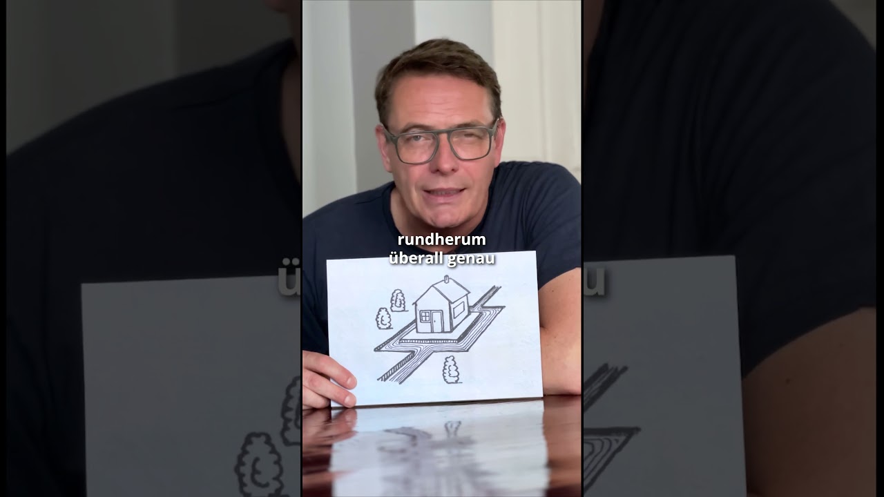 Logikrätsel - Wie kommt man mit zwei Brettern rüber zum Haus?