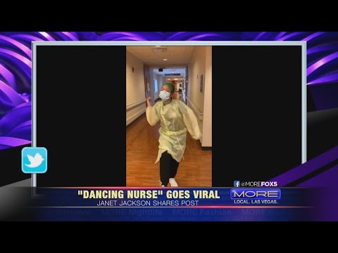 Dancing nurse lifts spirits at hospital