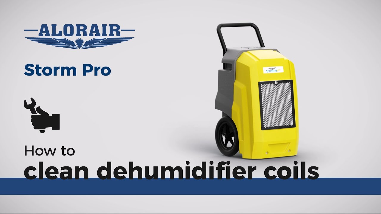 Storm Pro (new) Dehumidifier Clean the Coils YouTube