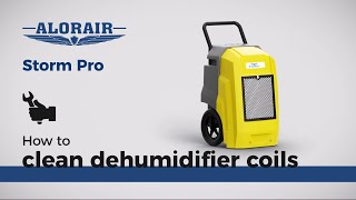 Storm Pro (new) Dehumidifier Clean the Coils