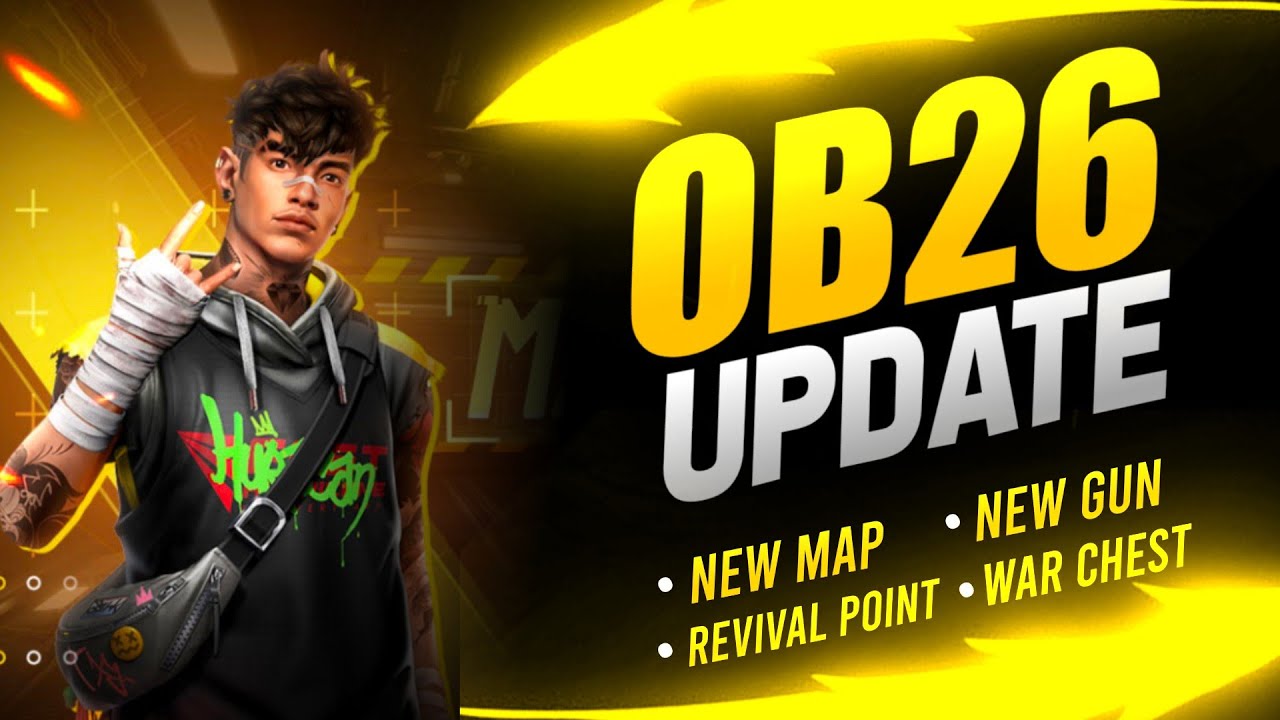 0B26 Update🔥Free Fire New Map,  New Gun...