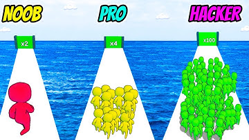 Clones Runner - NOOB vs PRO vs HACKER