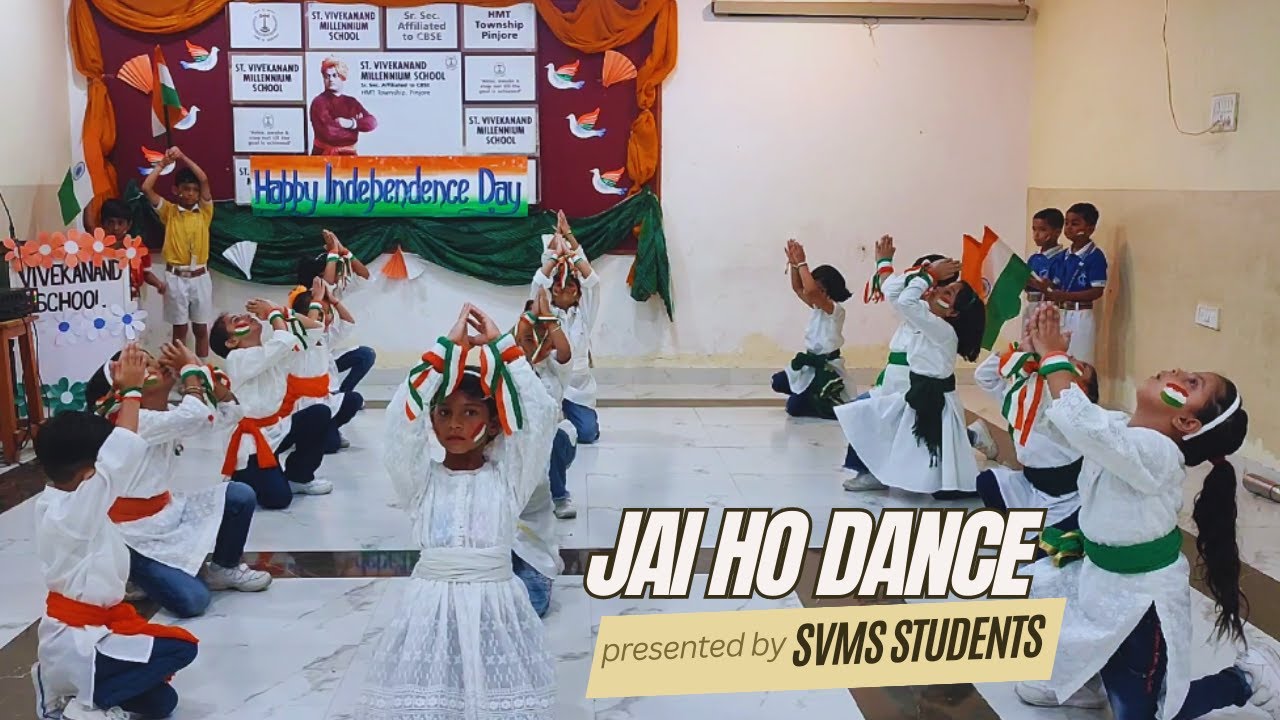 Symphony of Patriotism: Vibrant Dance Celebration of National Pride St Vivekanand Millennium School