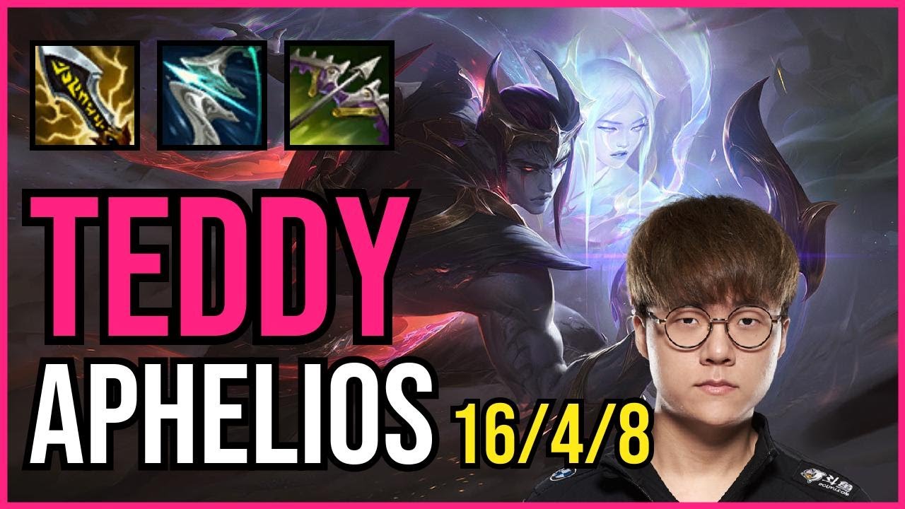 TEDDY - APHELIOS vs. KAI'SA ADC | KR MASTER | PATCH 11.1 | QUADRAKILL