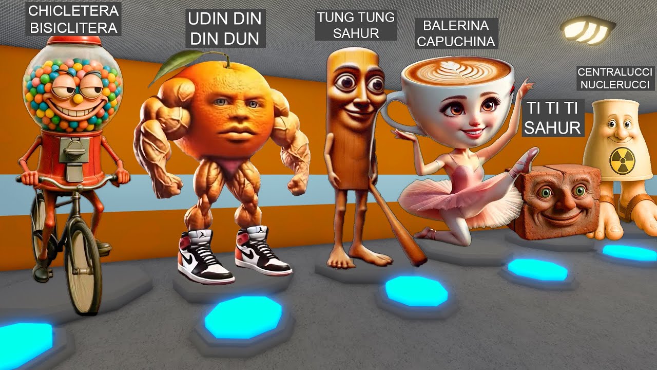 ALL ITALIAN BRAINROT MORPHS! CHICLETERA, MANDARIN DUN, TUNG SAHUR... in BARRY'S PRISON RUN!