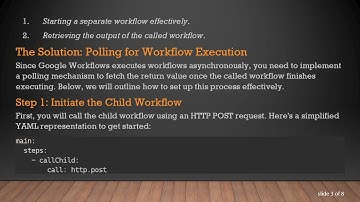 How to Start a Workflow from Another Workflow in Google Workflows and Retrieve the Return Value