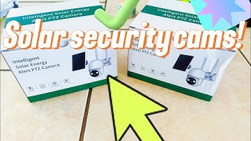 Solar Security Cameras from Amazon (WOOLINK)