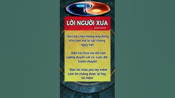 LỜI NGƯỜI XƯA NÓI  #phongthủynhàở  #phongthuydoisong #baihoccuocsong