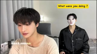 [ENG]Seonghwa showed how to do 'Ending Fairy' if he had pimple #ateez