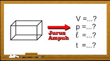 Mudah Menyelesaikan BALOK (VOLUME, PANJANG, LEBAR, TINGGI)