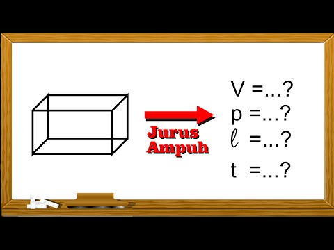 Rumus Volume Balok Persegi Panjang