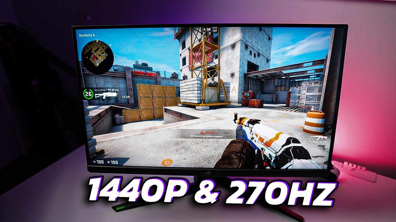 1440p и 270 Гц — это God Tier для CS:GO и Valorant? (Asus XG27AQM)