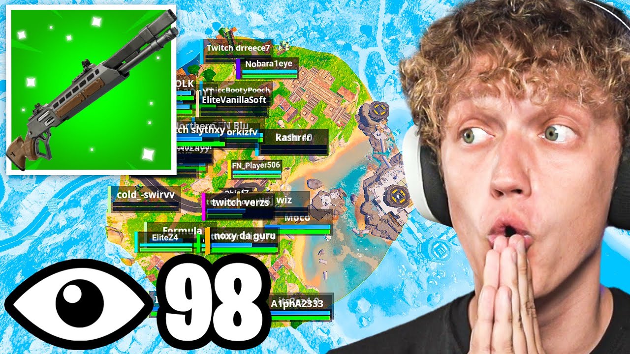 I Hosted A SOVEREIGN Shotgun Only Tournament In Fortnite! (Crazy)