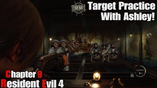 Resident Evil 4 Remake - Shooting Range Target & With Ashley! - Chapter 9
