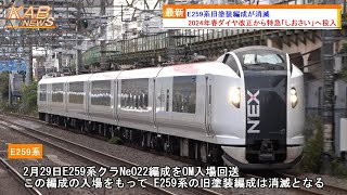 さよならNEX塗装】E259系旧塗装編成が消滅 - YouTube