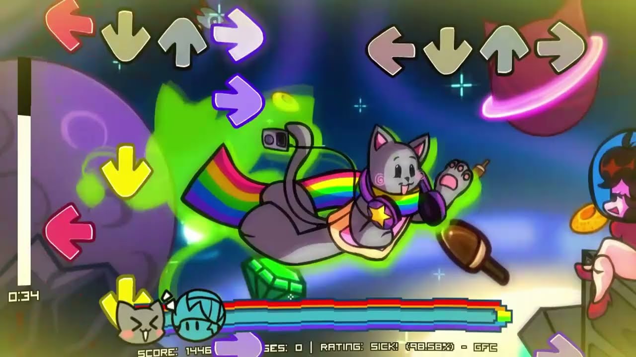 Friday Nyan Funkin' - vs. Nyan Cat! - Nyan