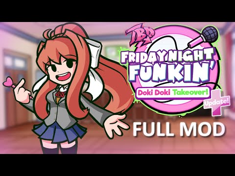 The Literature Club FNF Doki Doki Takeover Plus Full Mod 