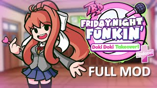 The Literature Club! | FNF Doki Doki Takeover Plus! (Full Mod) screenshot 5