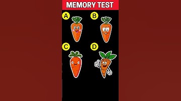 Test Your Memory Power  Guess The Correct One ! | #shorts #riddles [ Memory Test Puzzles ]