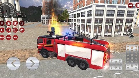 Fire Truck Simulator 2025 - Gameplay Part 2 Android,iOS