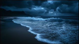 Relaxing Ocean Night Sounds | Healing Sea Waves for Deep Sleep, Emotional Balance, Mind Relaxation
