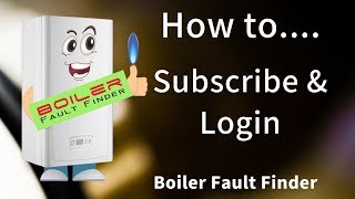 Setting up your Boiler Fault Finder account screenshot 4
