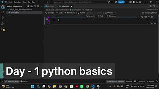 Day 1 python basics learning course | Print function & variables ScieMath Academy |#python #basic 