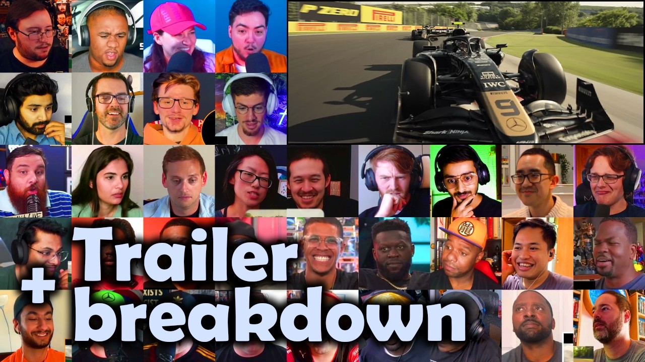 F1 Official Teaser Trailer Reaction Mashup & Trailer Breakdown 2024