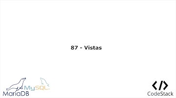 87 - Vistas [MariaDB 10/MySQL]