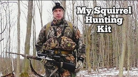 Mijn eekhoornjachtuitrusting/kit