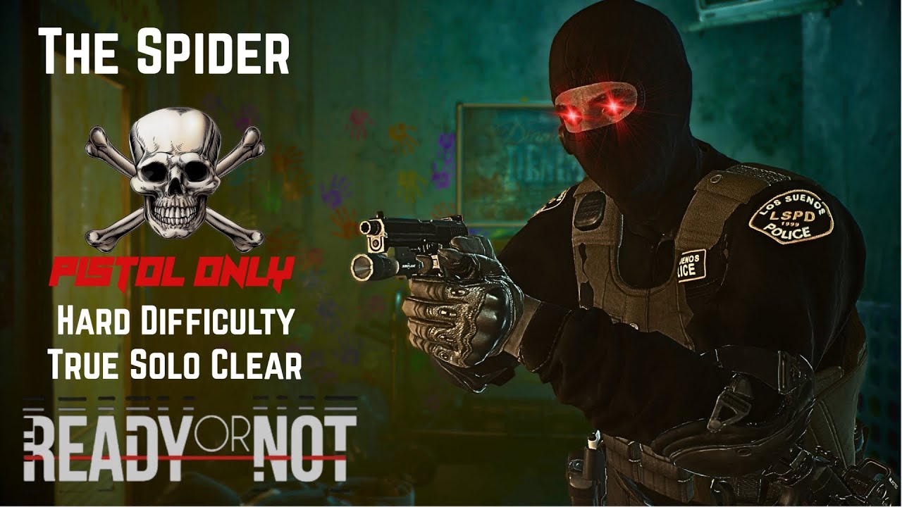 Паук — Только пистолет — Высокая сложность — Истинное соло — Готов или нет