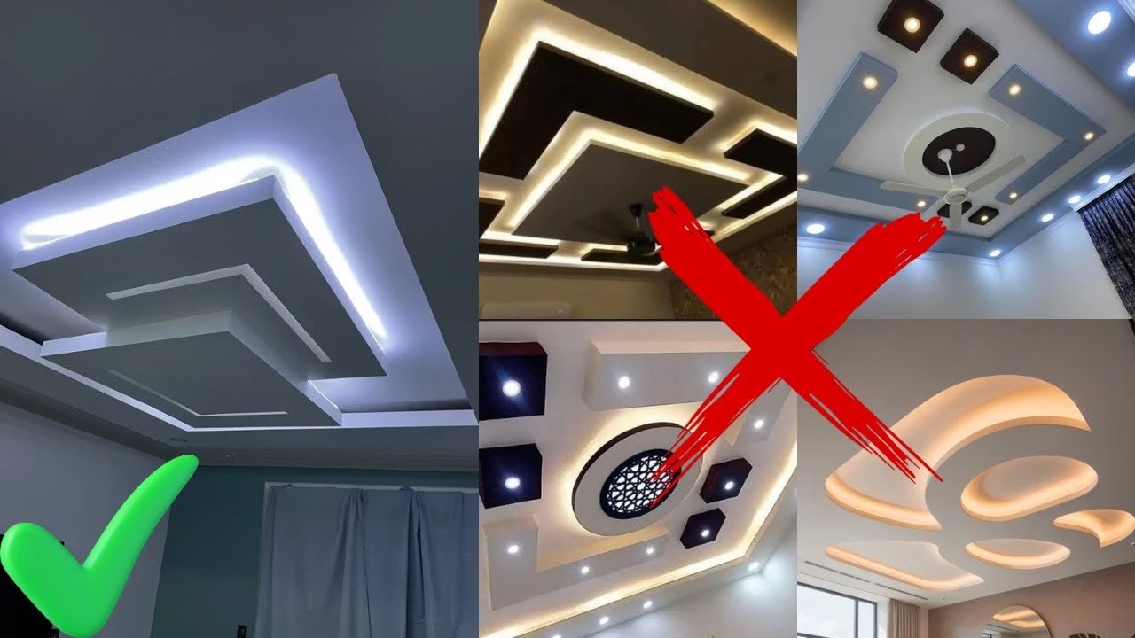 Top 150+ Ceiling Design Trends 2025 | Living Room & Bedroom with Fan ...
