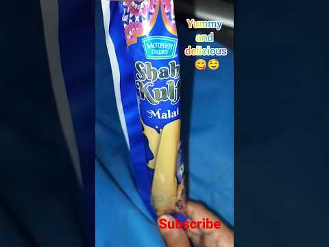 SHAHI KULFI MALAI ICECREAM 🍨🍦| Mother Dairy | #icecreamlover #icecream #ytshorts #trending