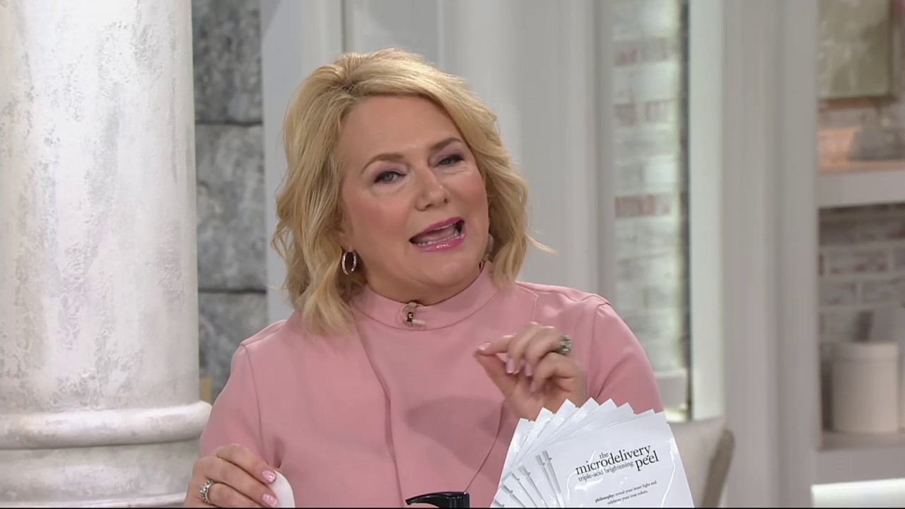 philosophy super-size cleanse, peel & treat skincare trio on QVC