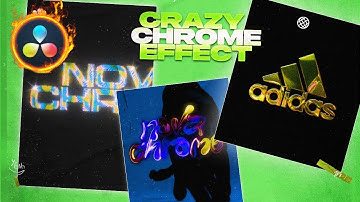 CRAZY CHROME EFFECT on DAVINCI RESOLVE