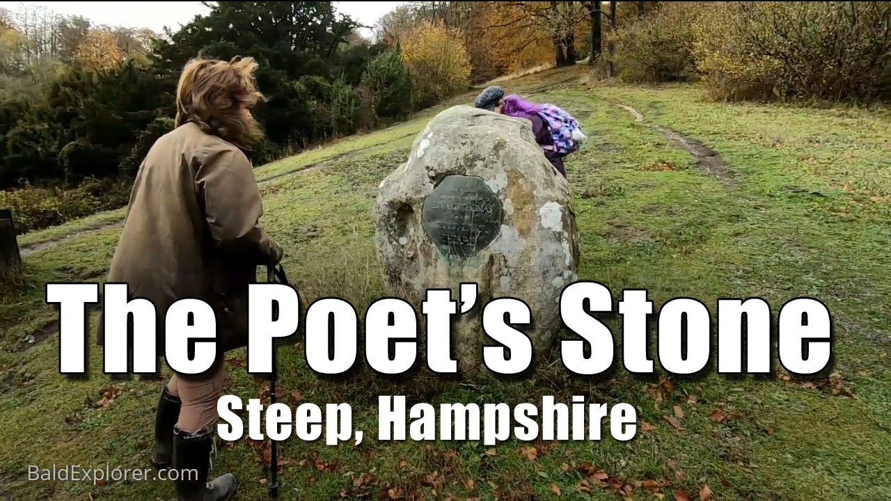 Searching for the Poet's Stone in Steep, Hants