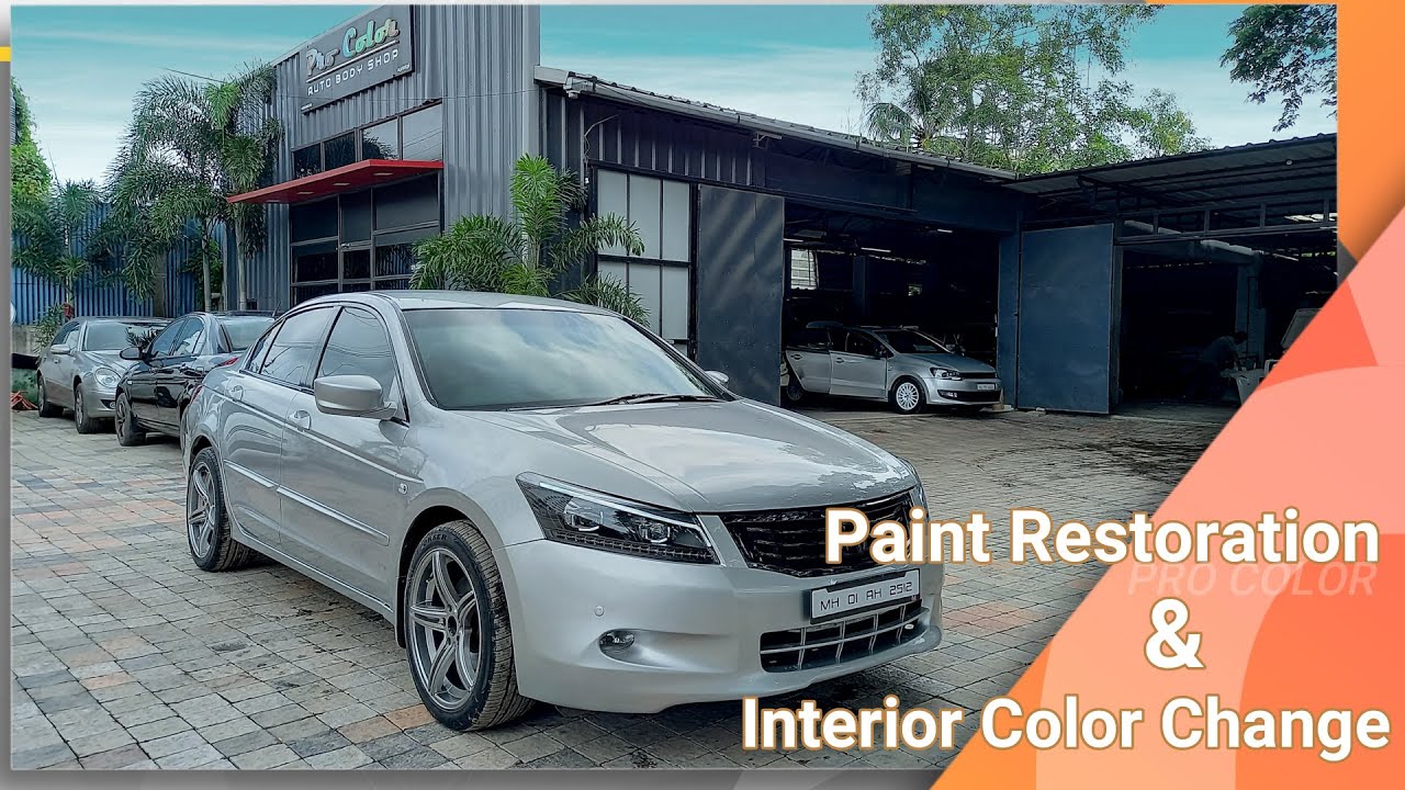 Car Interior Color Change Honda Accord YouTube