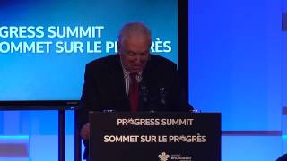 Progress Summit: Ed Broadbent's welcoming remarks