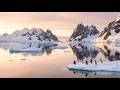 Antarctic Serenity Majestic Ice Silent Oceans Aurora Glow In 4K Relaxing Ambient Music mp3