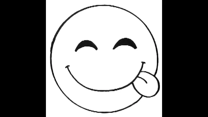 Let’s draw smiling face emoji😋💖💖 #shorts