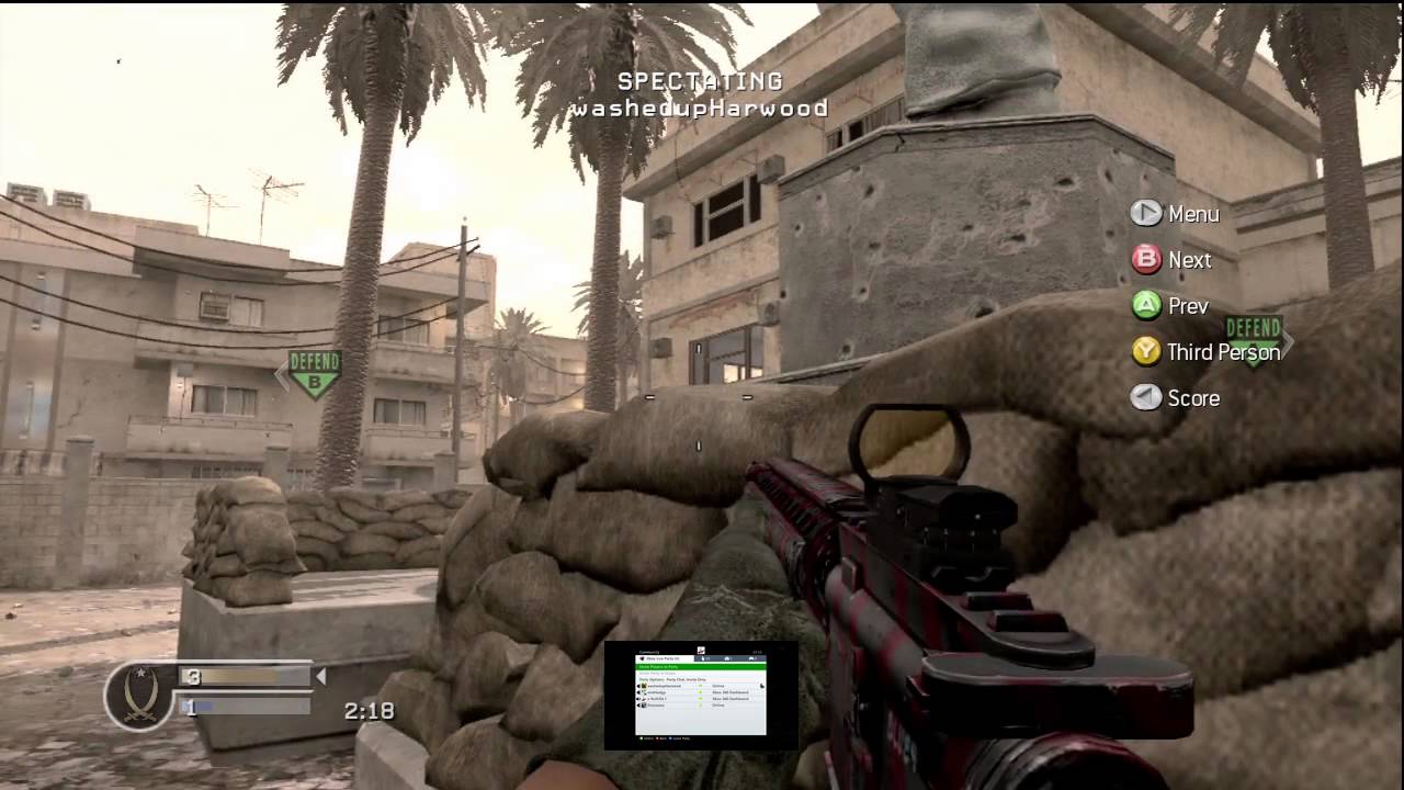 Cod4 4v4 against GoSu Mini, FresH iZ LeaN, theSunstah, tRICKED DEVR ( 3rd map )