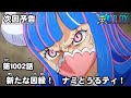 ONE PIECE　第1002話予告「新たな因縁！　ナミとうるティ！」
