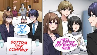 We were invited to our largest client's founding party but they didn't give us any food [Manga Dub]