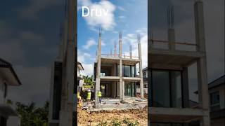 create a  3 flor buildings transformation time lapse #home #homemade #house