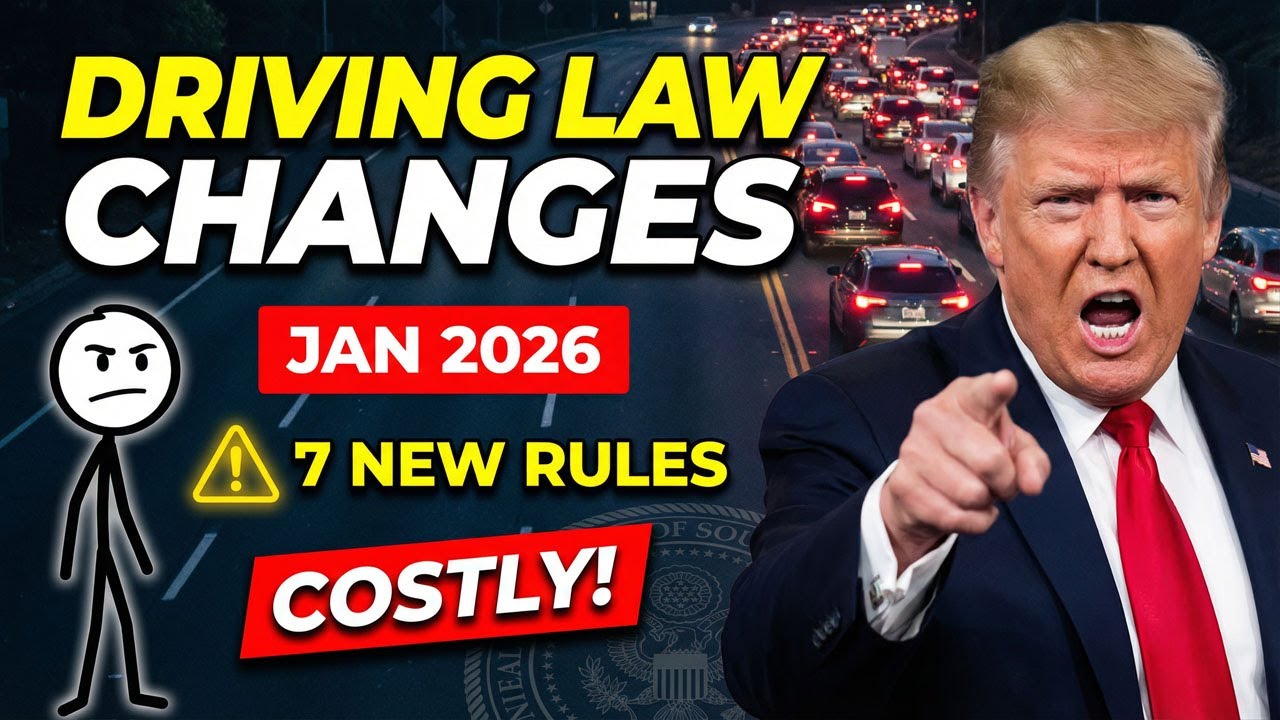 USA Driving Law Changes Jan 2026 — 7 New Rules That Could Cost You Big Money