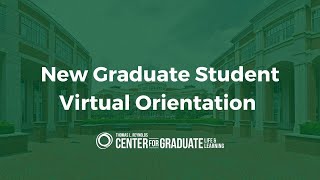 Summer 2025 Graduate Students Virtual Orientation